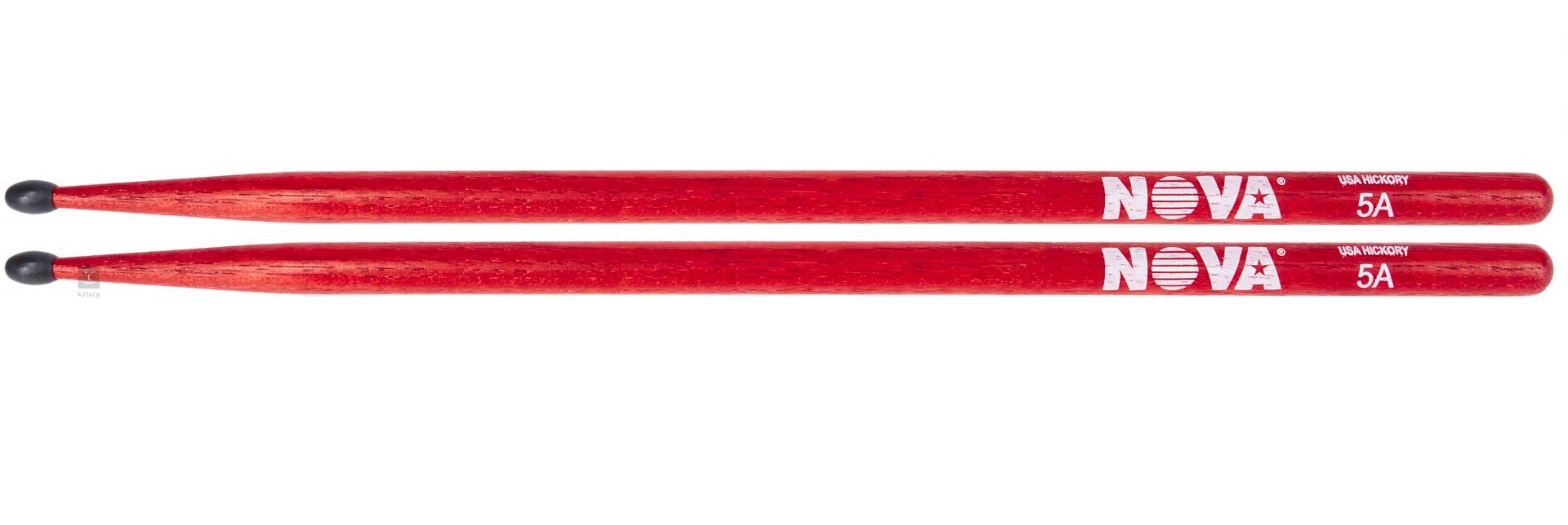 BAQUETA VIC FIRTH 5A NOVA RED PUNTA NYLON - 1