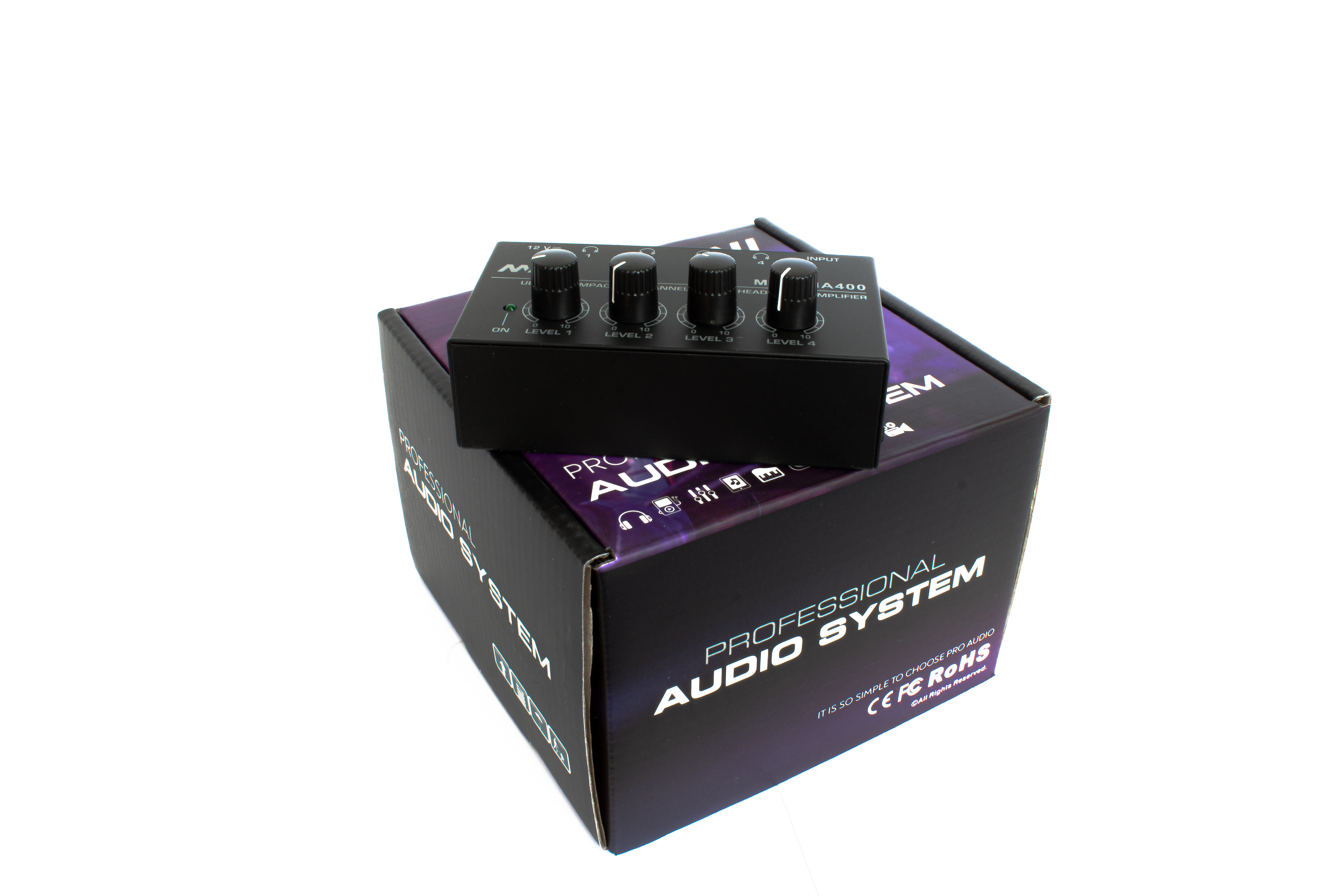 AMPLIFICADOR ESTEREO DE AUDIFONOS MAVI ULTRA COMPACTO HA400 - 3