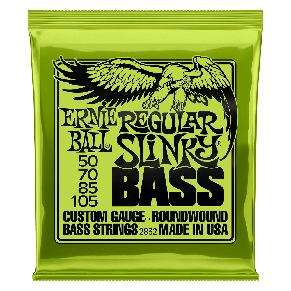 SET DE CUERDAS BAJO ERNIE REGULAR SLINKY NICKEL 50 - 105 - 1