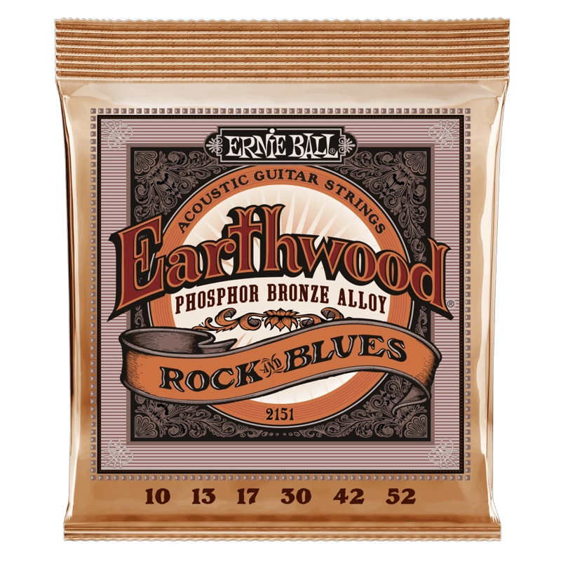 SET DE CUERDAS ERNIE BALL EARTHWOOD BRONZE 10–52 - 1