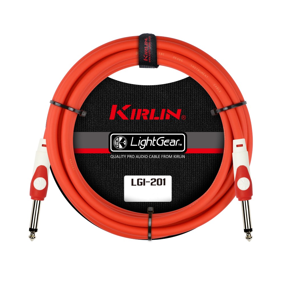 CABLE INSTRUMENTO ESTANDAR 6M LGI-201-6R ROJO - 2