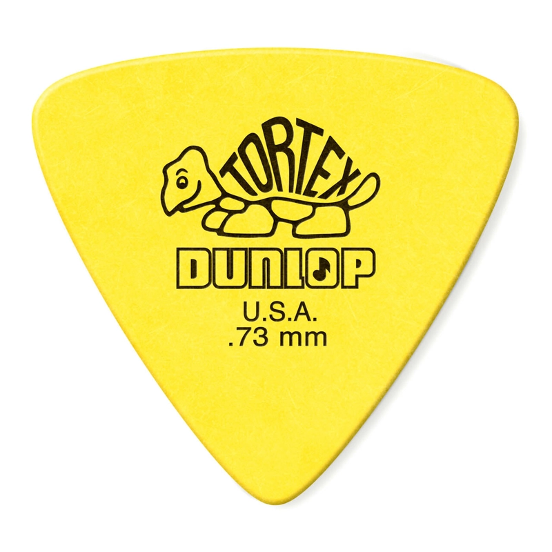 UÑETA DUNLOP TORTEX 431 TRIANGULARES 0.73MM PACK 6UN - 1