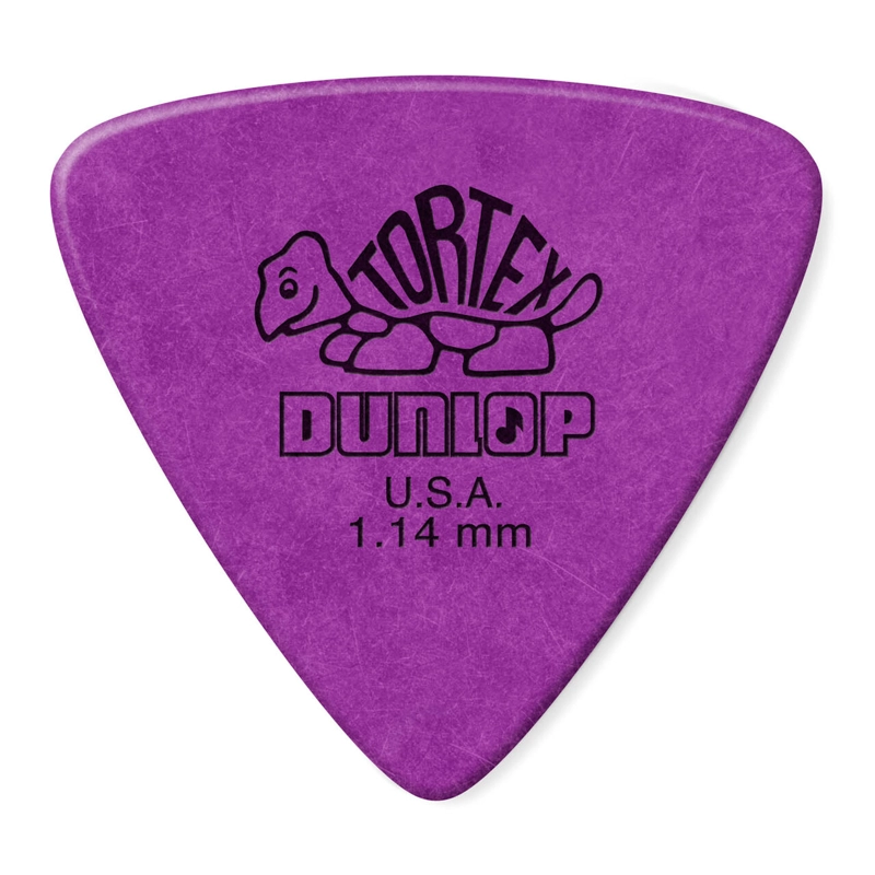 UNETAS DUNLOP TORTEX 431 TRIANGULARES 1.14MM PACK 6UN