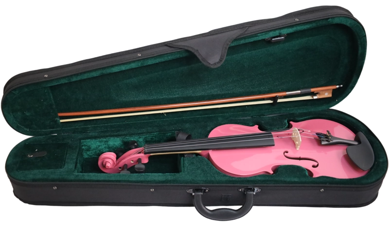 VIOLIN LIVORNO COLOR ROSADO 4/4 LIV-20PK - 4