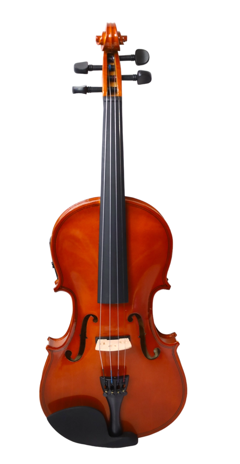 VIOLÍN LIVORNO ELECTROACÚSTICO 4/4 NEGRO LIV-E-35BK - 1