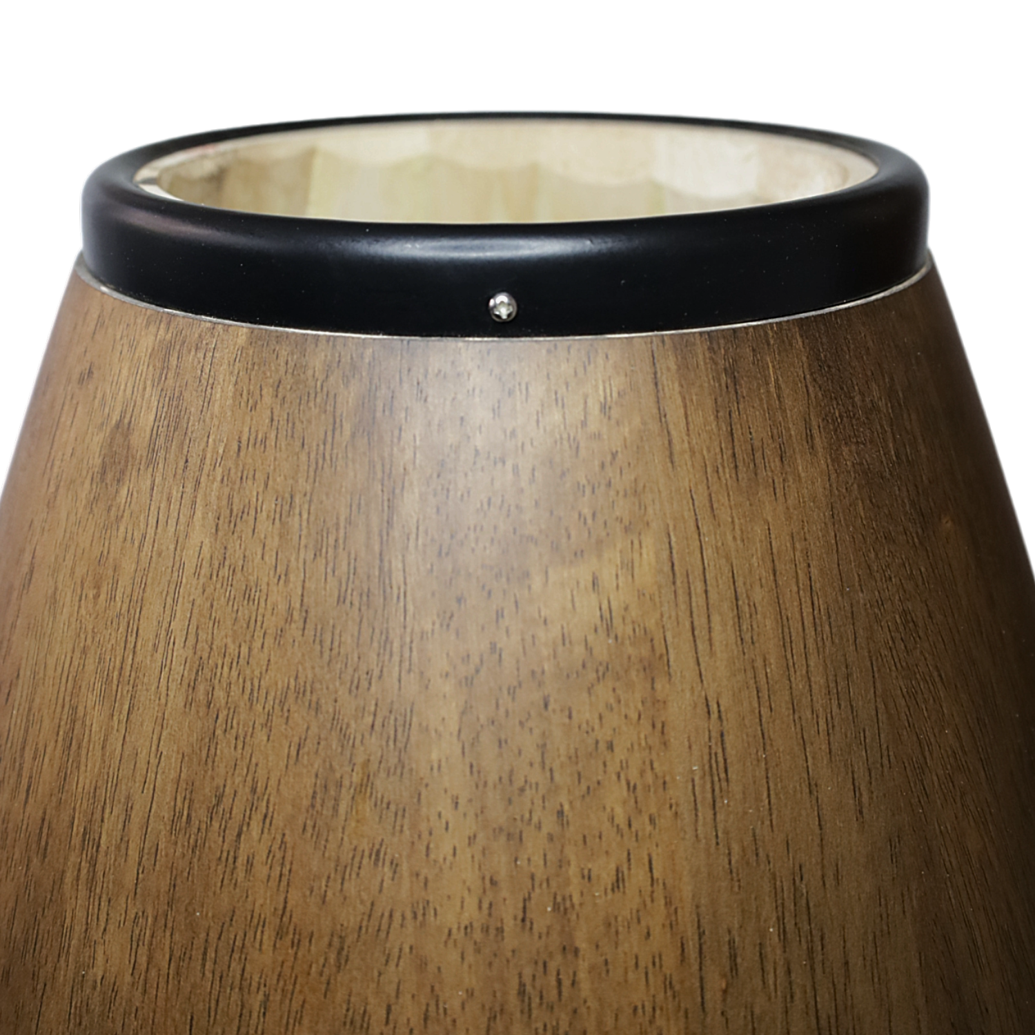 SET TUMBAO CONGA 10X11XH28'' CAFÉ MADERA + STAND - 7