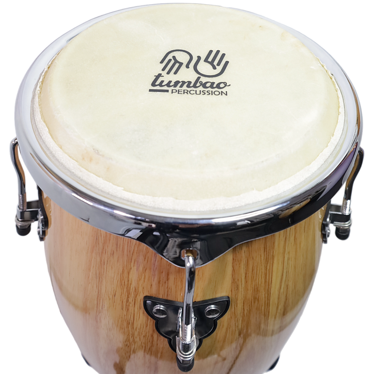 SET TUMBAO CONGA 10 & 11 XH28'' NATURAL + STAND - 3