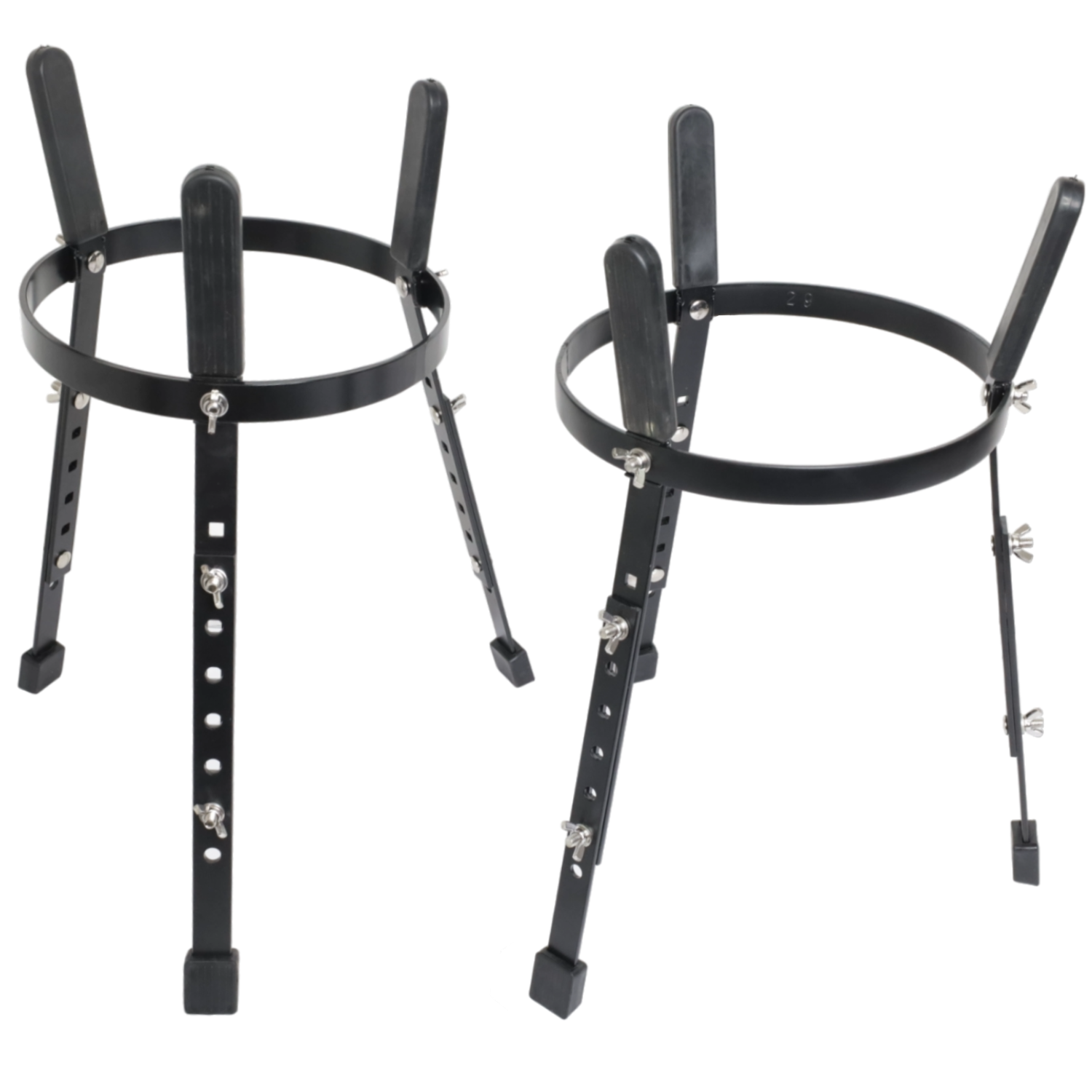 SET TUMBAO CONGA 10 & 11 XH28'' NATURAL + STAND - 6