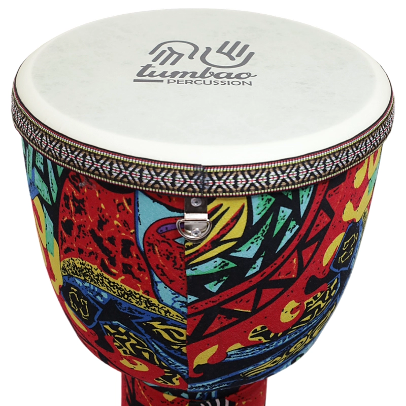 DJEMBE ABS 12'' TRIBAL DE COLORES TUMBAO - 2