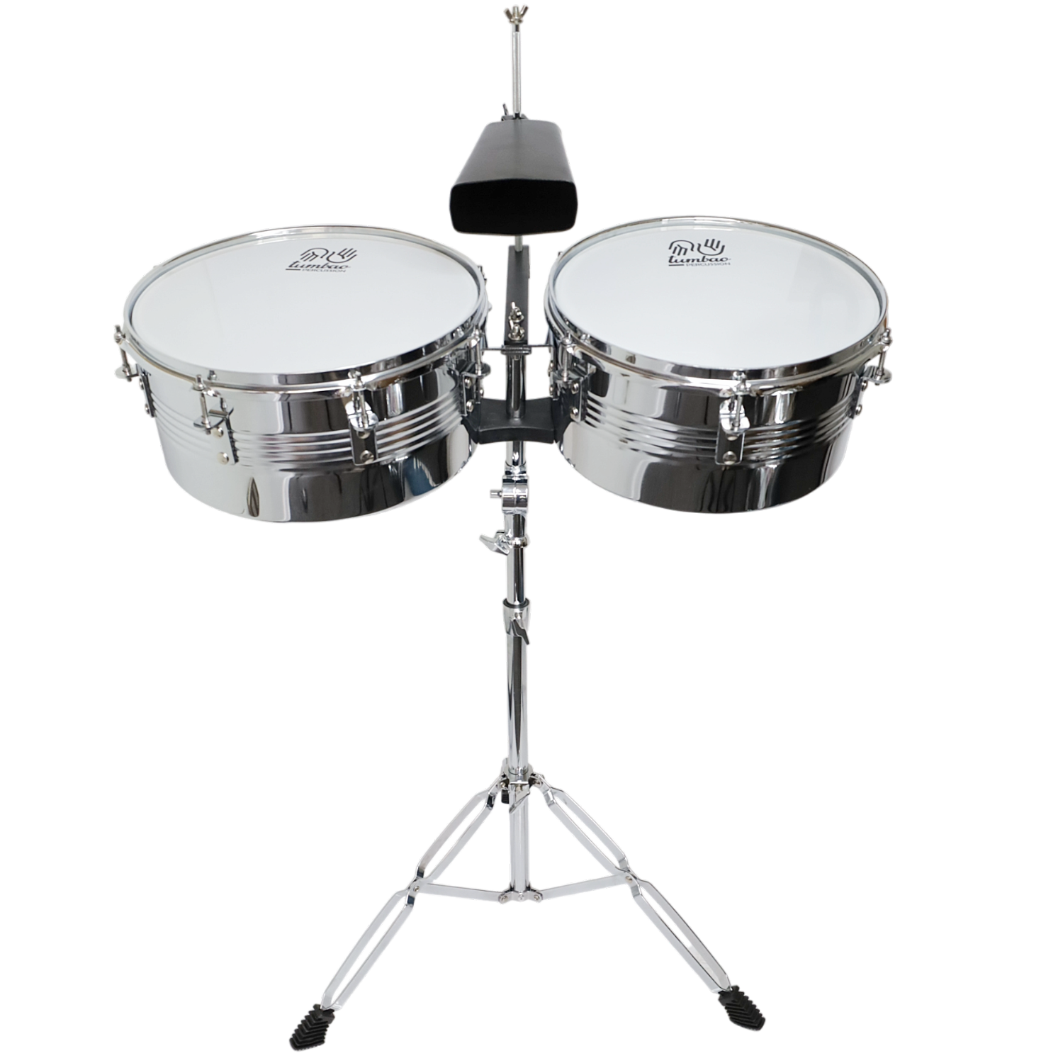 TIMBALES 13X14XH6.5'' PLATEADA TUMBAO - 1