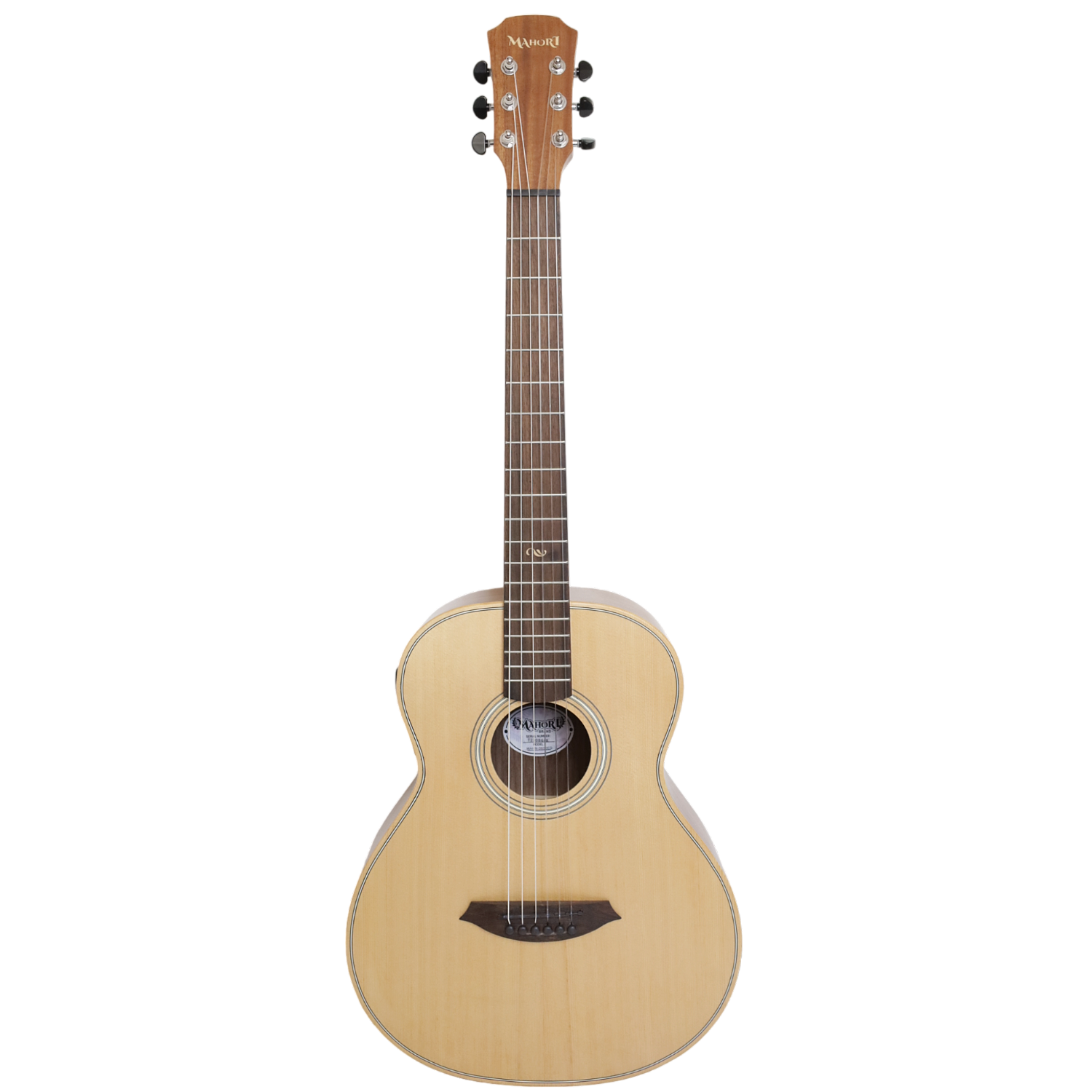 GUITARRA TRAVEL MAHORI SOLID KOA MAHN-3603EQ + FUNDA - 1