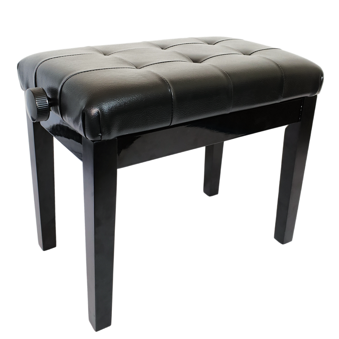 BANCA TAURUS PISO SILLA PIANO NEGRO AJUSTABLE DELUXE TAU-070 - 1
