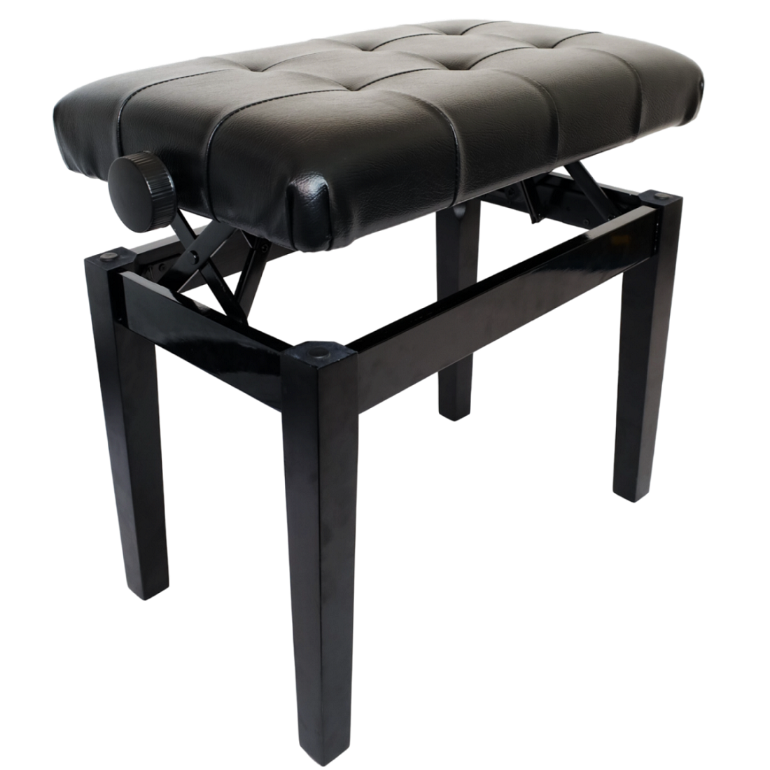 BANCA TAURUS PISO SILLA PIANO NEGRO AJUSTABLE DELUXE TAU-070 - 2