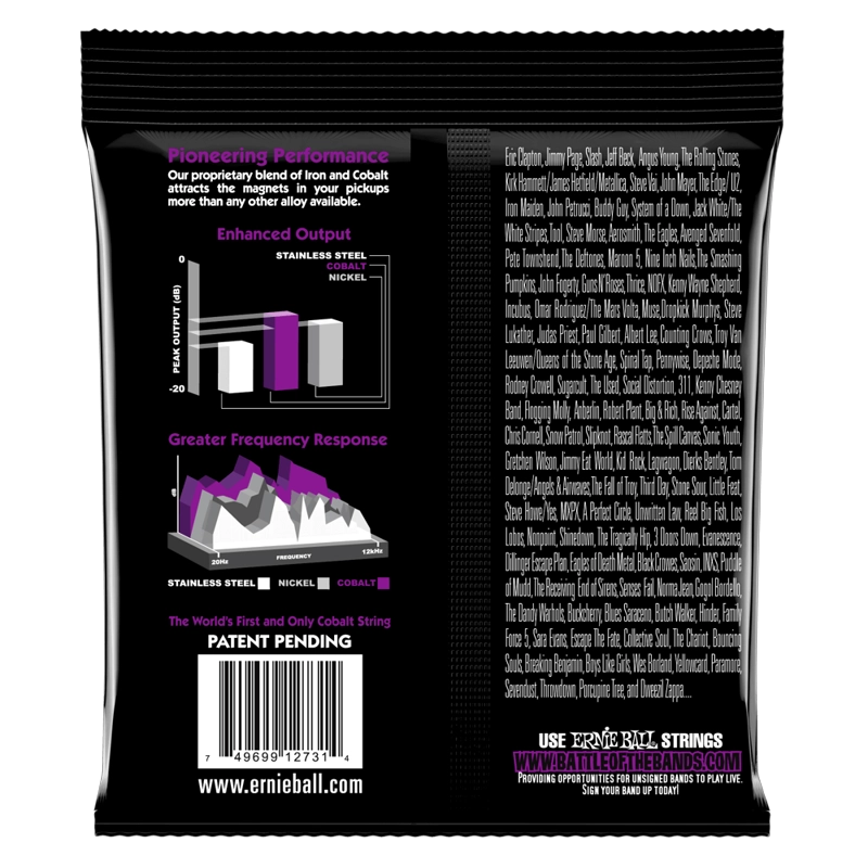CUERDAS BAJO ELE CTRICO SLINKY COBALT 55-110 ERNIE BALL 2731 - 2