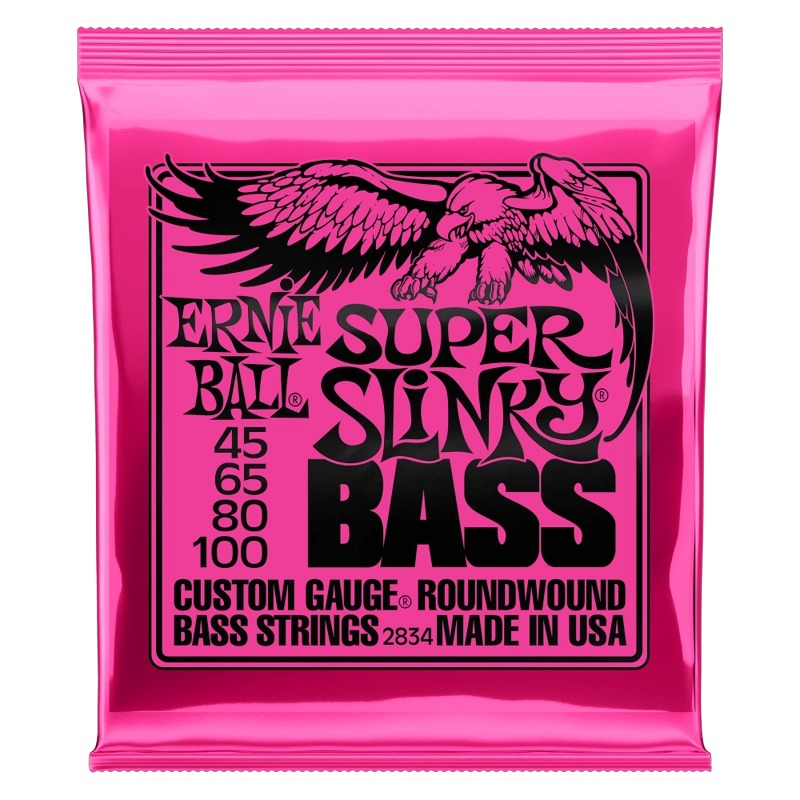 CUERDAS BAJO ELÉCTRICO ERNIE BALL SUPER SLINKY 45-100 2834 - 1