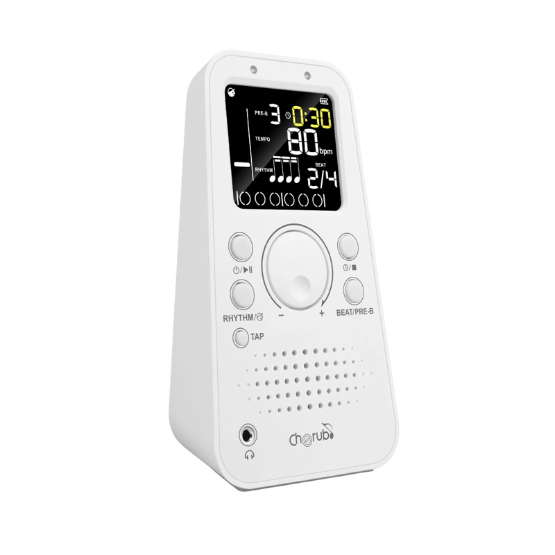METRÓNOMO RECARGABLE BLANCO CHERUB WSM-289 - 3
