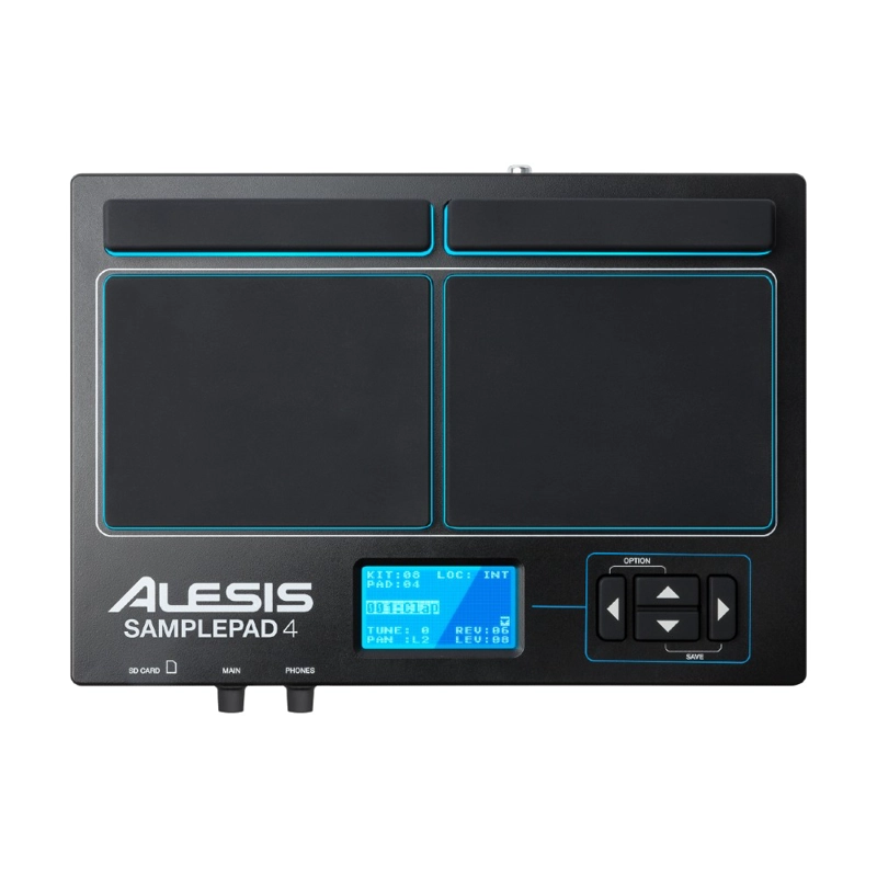 PAD DE PERCUSION ELECTRONICA SAMPLE PAD 4 - ALESIS - 1