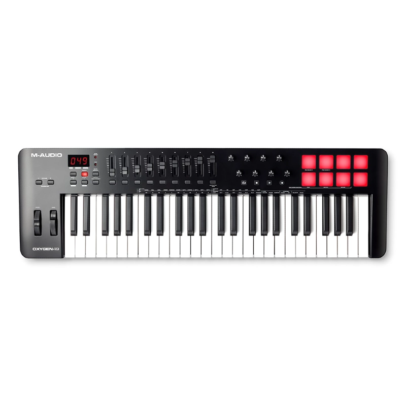 CONTROLADOR M-AUDIO MIDI OXYGEN 49 MKV - 1