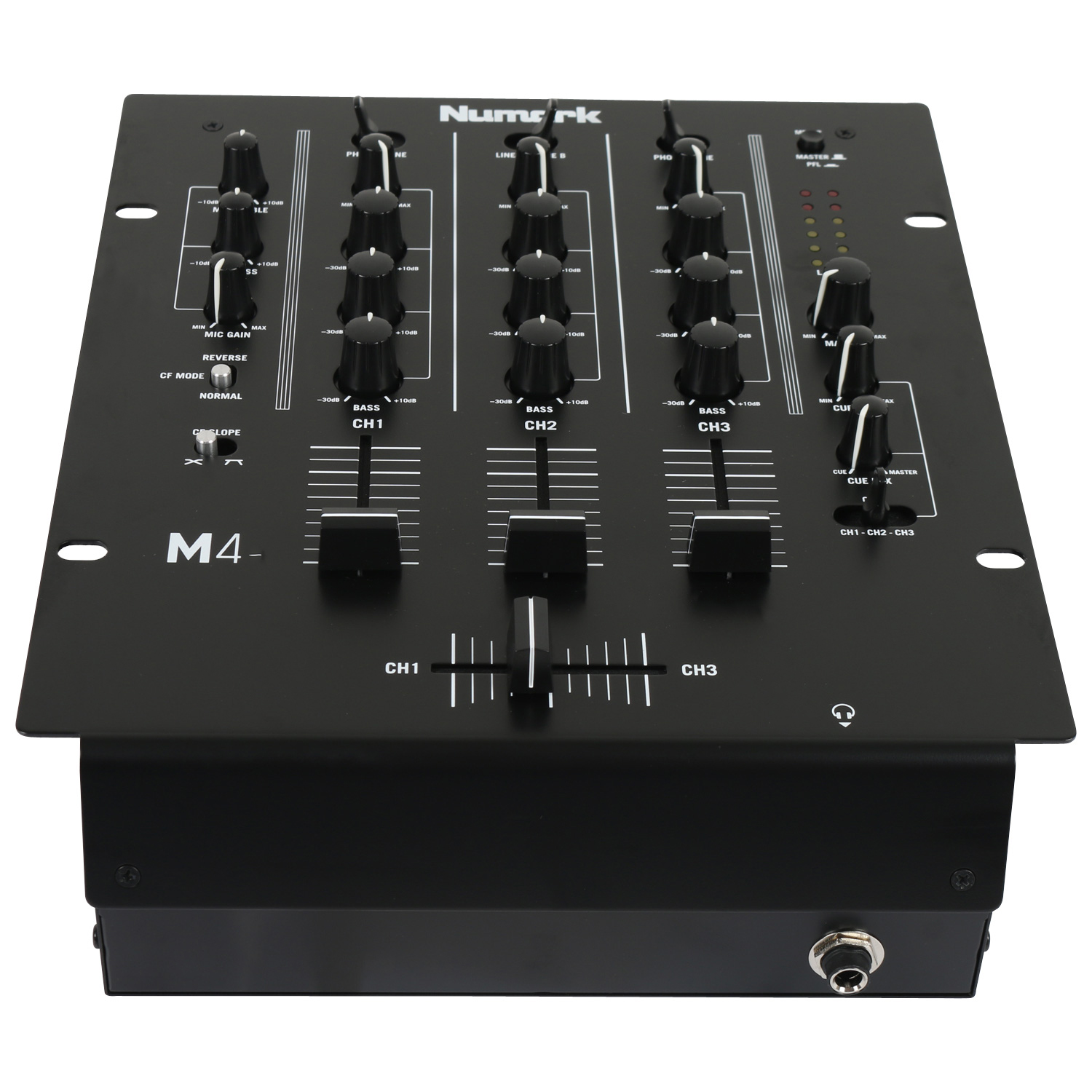MEZCLADOR SCRATCH DE 3 CANALES PARA DJS M4 BLACK - NUMARK - 1