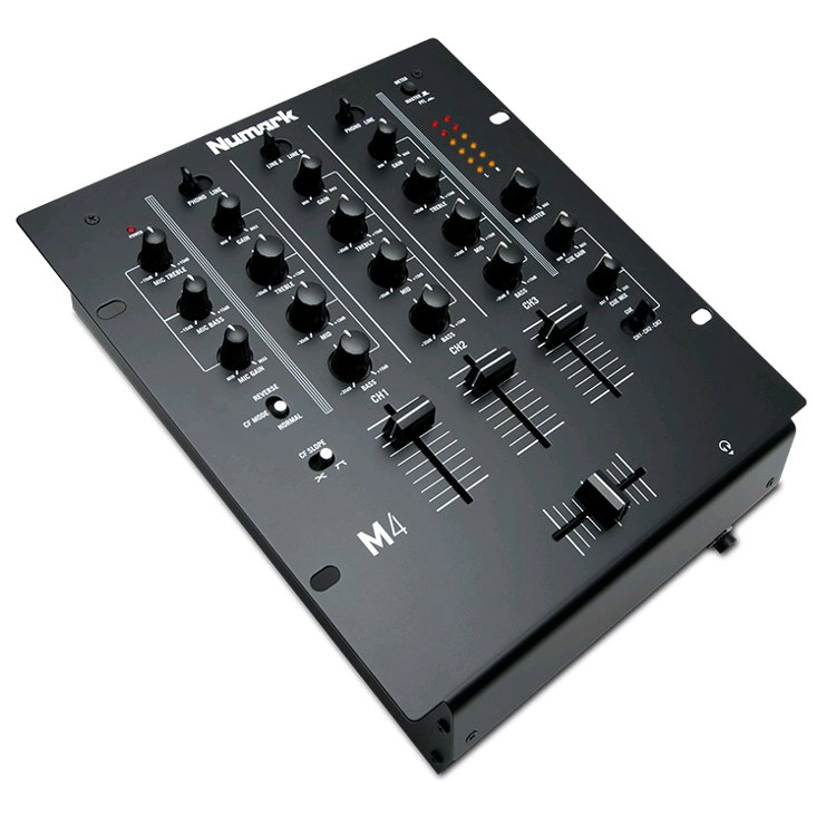 MEZCLADOR SCRATCH DE 3 CANALES PARA DJS M4 BLACK - NUMARK - 2