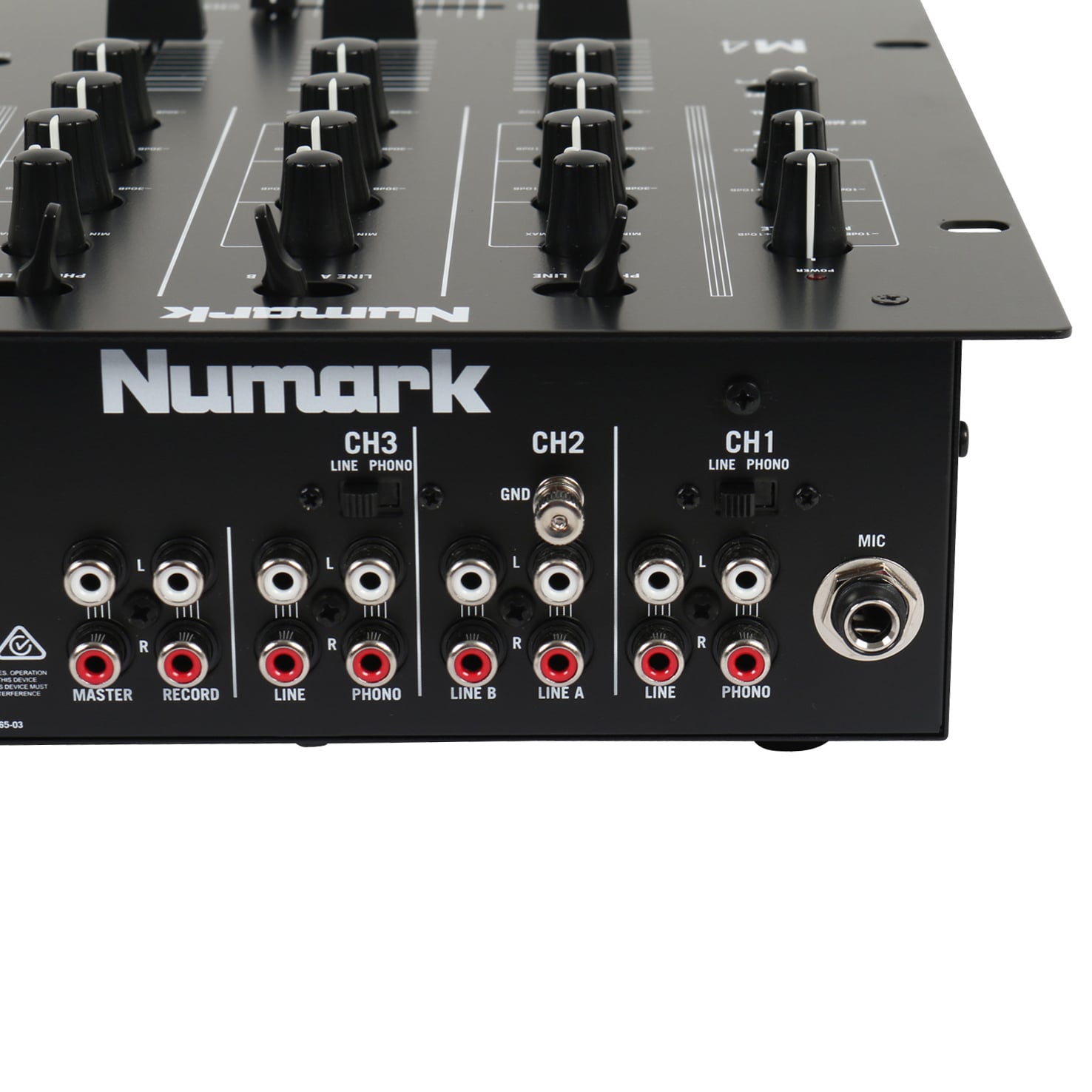 MEZCLADOR SCRATCH DE 3 CANALES PARA DJS M4 BLACK - NUMARK - 4