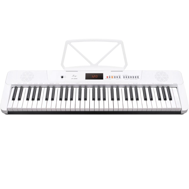 FULL PACK TECLADO TONIC 61 TECLAS + STAND + SILLA + AUD. TON-650 WH - 2
