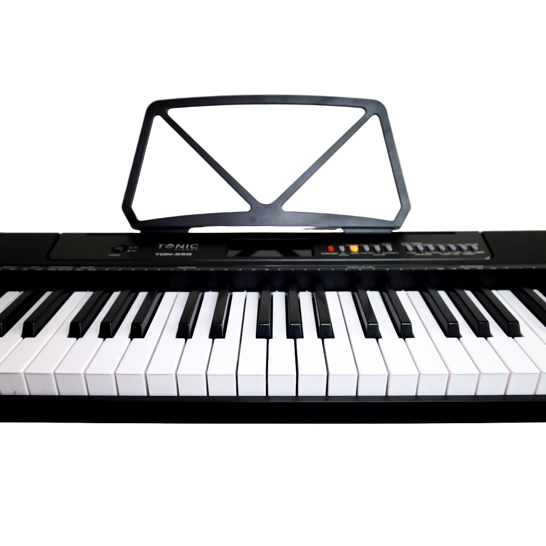FULL PACK TECLADO TONIC 61 TECLAS + STAND + SILLA + AUD. TON-650 BK - 3