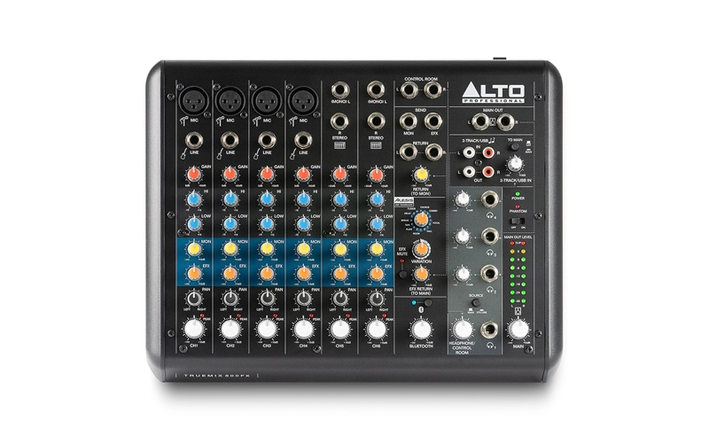 MEZCLADOR ALTO ANÁLOGO 8 CANALES TRUEMIX 800 FX PROFESIONAL - 2