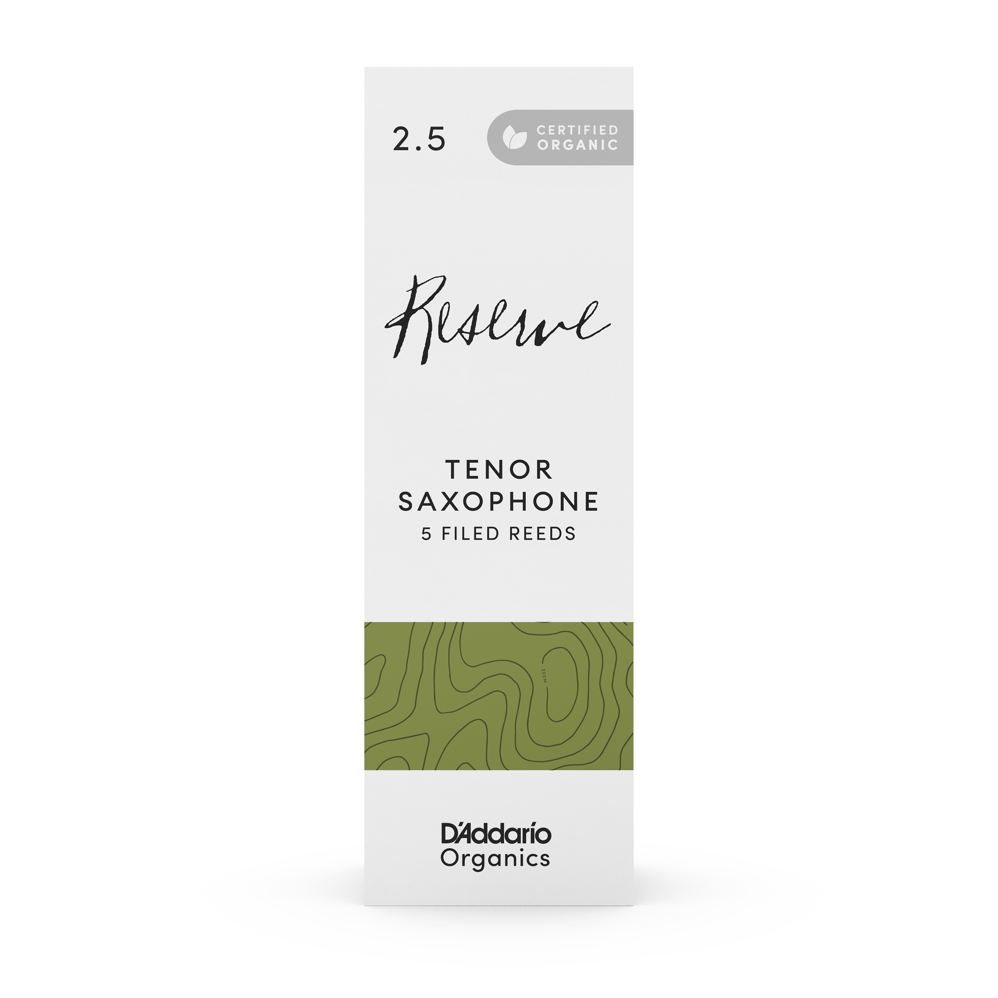 CAÑA DADDARIO SAXO TENOR 2.5 ORGANIC RESERVE PACK 5 ODKR0525 - 3