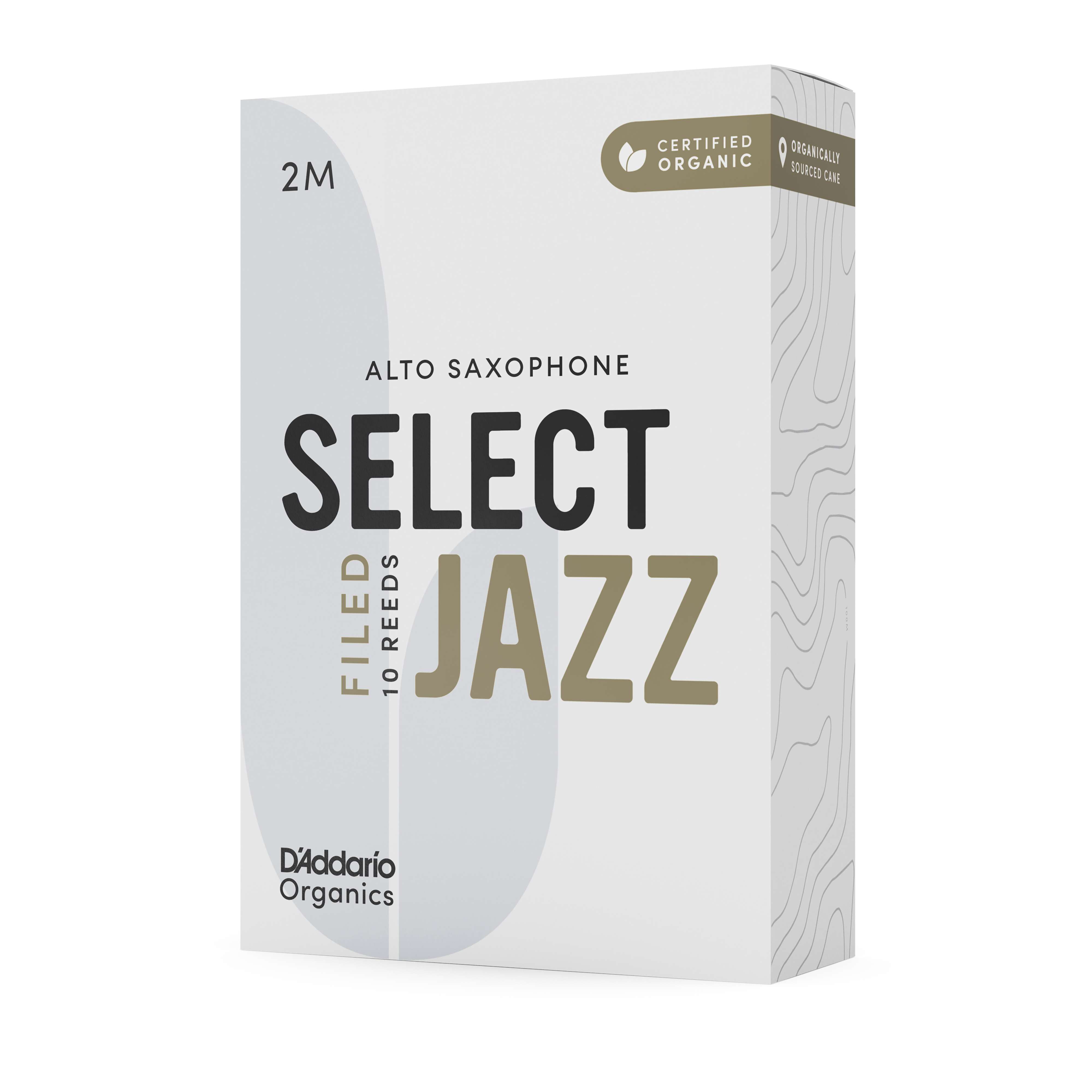 CAÑA DADDARIO SIN LIMAR SAXO ALTO 2M ORGANIC SELECT JAZZ PACK 10 ORSF10ASX2M - 2