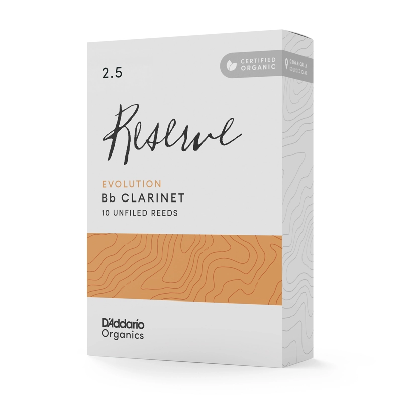 CAÑA DADDARIO CLARINETE BB 2.5 ORGANIC RESERVE PACK 10 ODCE1025 - 2