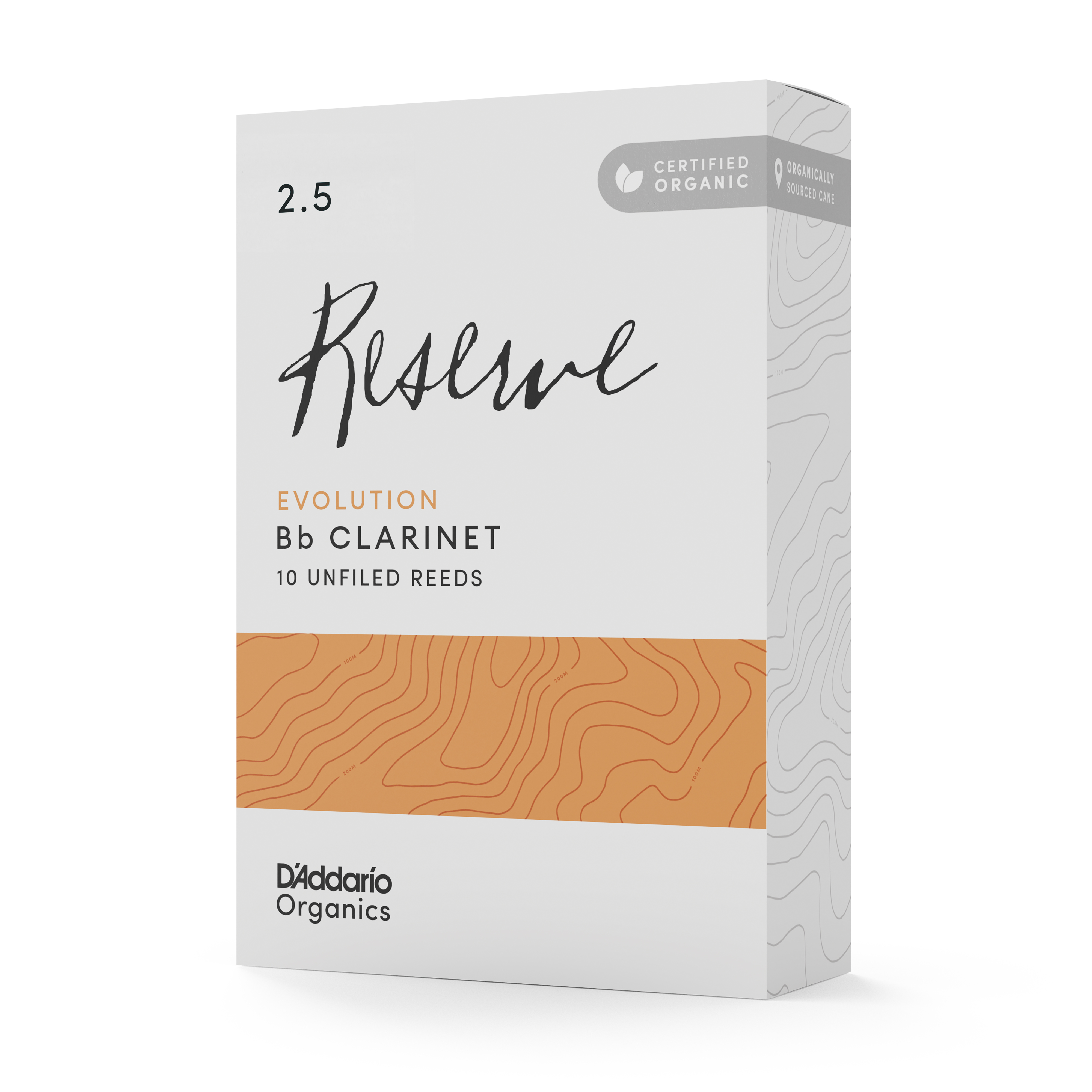 CAÑA DADDARIO CLARINETE BB 2.5 ORGANIC RESERVE PACK 10 ODCE1025 - 2