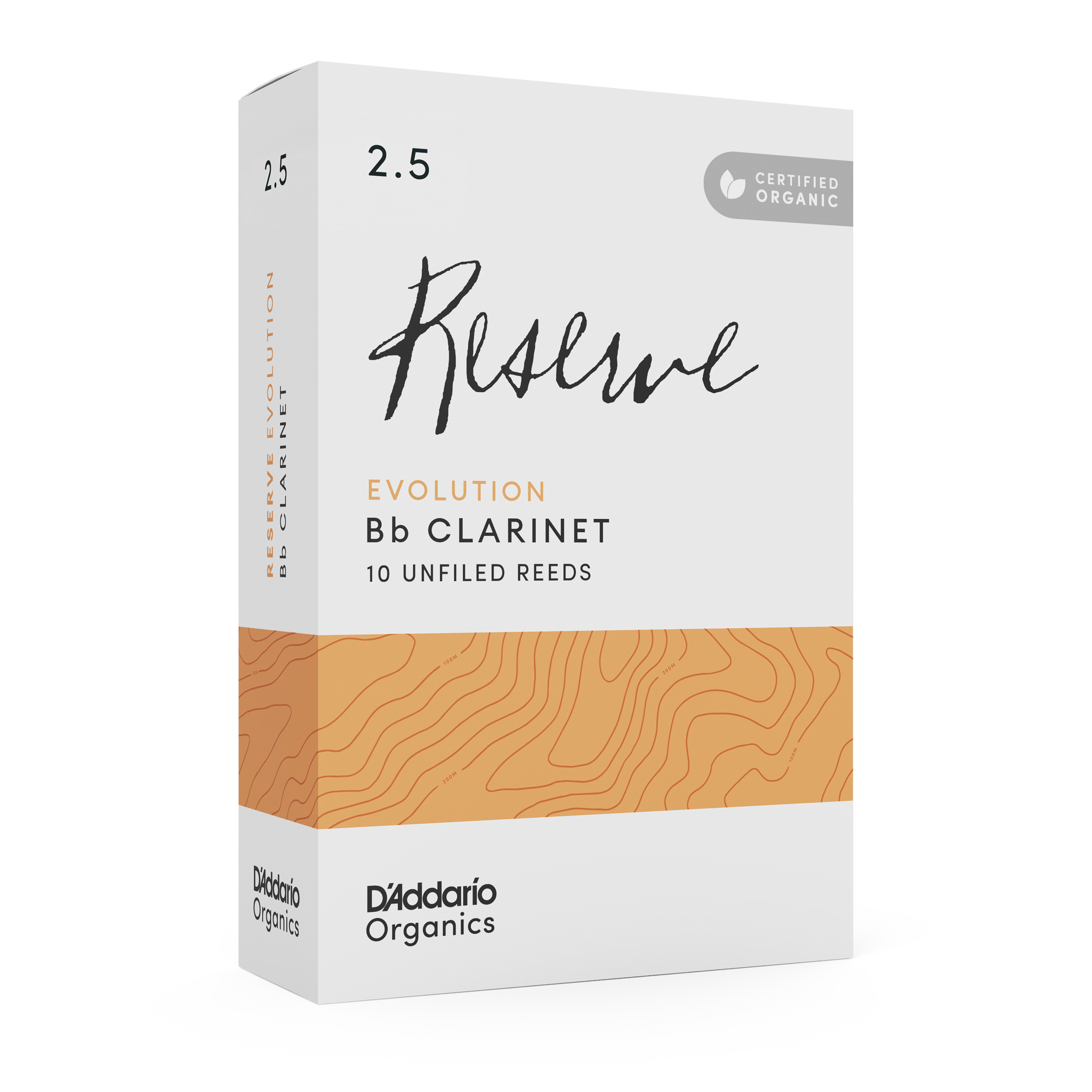 CAÑA DADDARIO CLARINETE BB 2.5 ORGANIC RESERVE PACK 10 ODCE1025 - 5