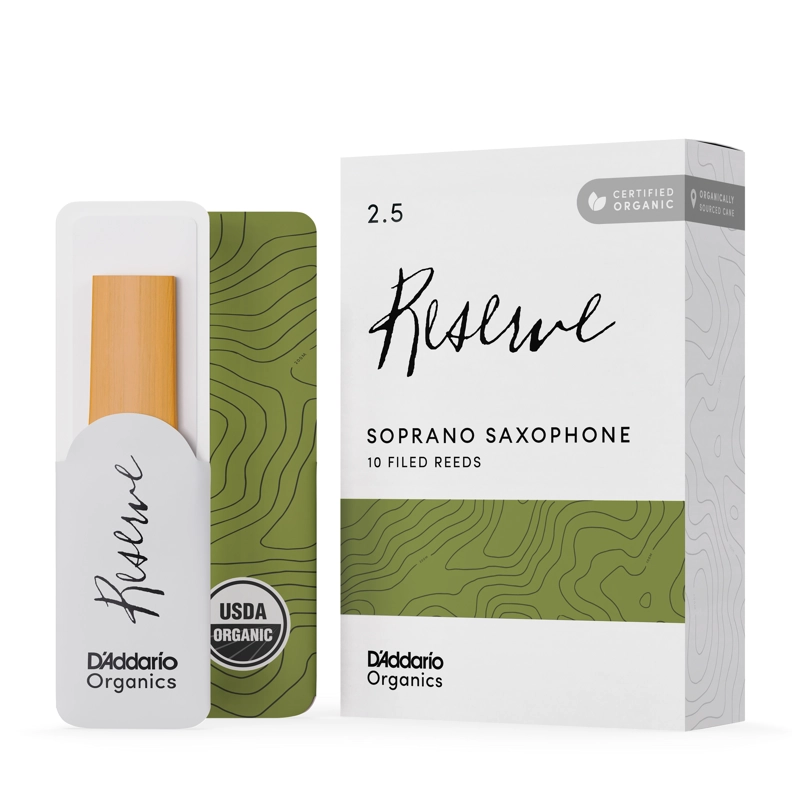 CAÑA DADDARIO SAXO SOPRANO 2.5 ORGANIC RESERVE PACK 10 ODIR1025 - 1