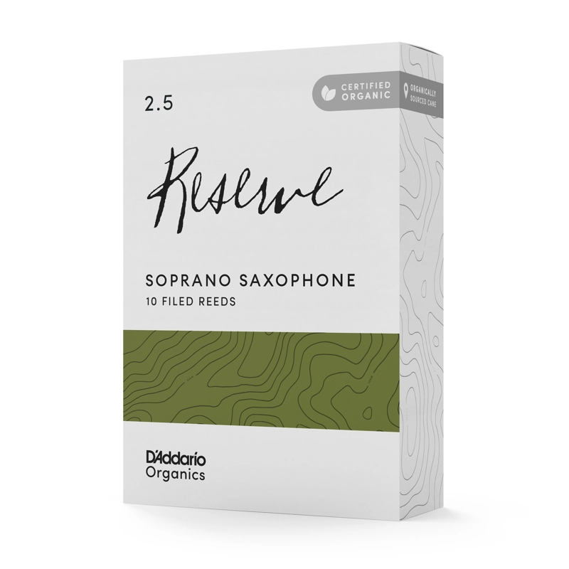 CAÑA DADDARIO SAXO SOPRANO 2.5 ORGANIC RESERVE PACK 10 ODIR1025 - 2