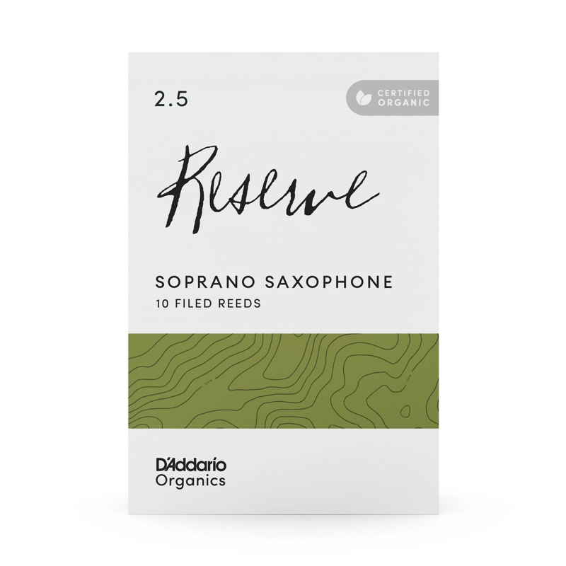 CAÑA DADDARIO SAXO SOPRANO 2.5 ORGANIC RESERVE PACK 10 ODIR1025 - 3