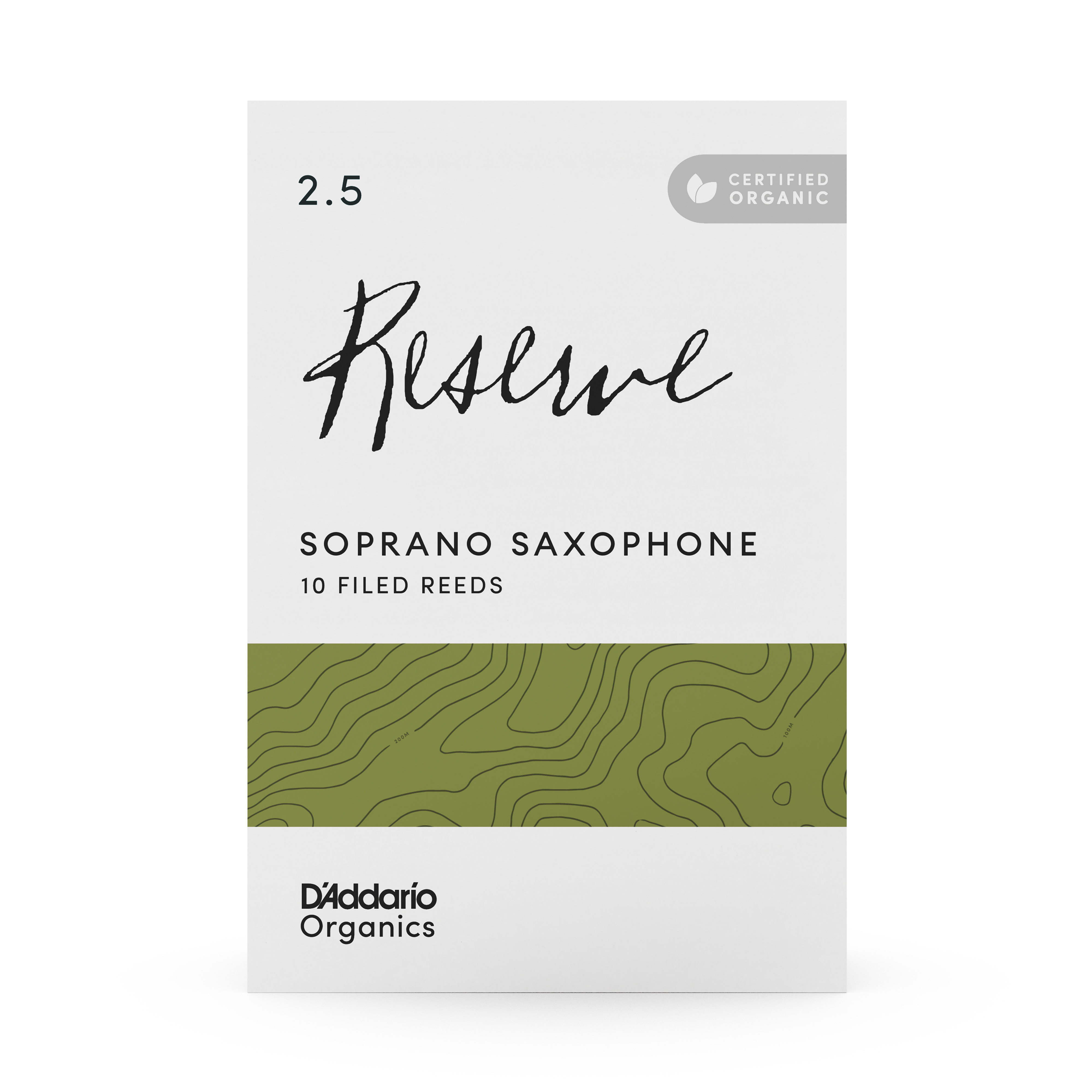 CAÑA DADDARIO SAXO SOPRANO 2.5 ORGANIC RESERVE PACK 10 ODIR1025 - 3