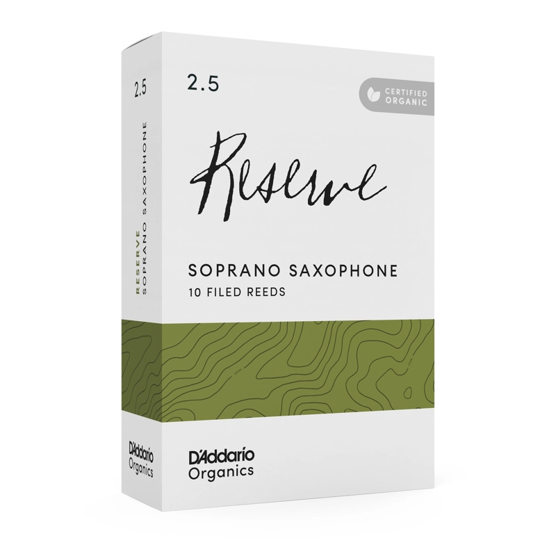 CAÑA DADDARIO SAXO SOPRANO 2.5 ORGANIC RESERVE PACK 10 ODIR1025 - 5