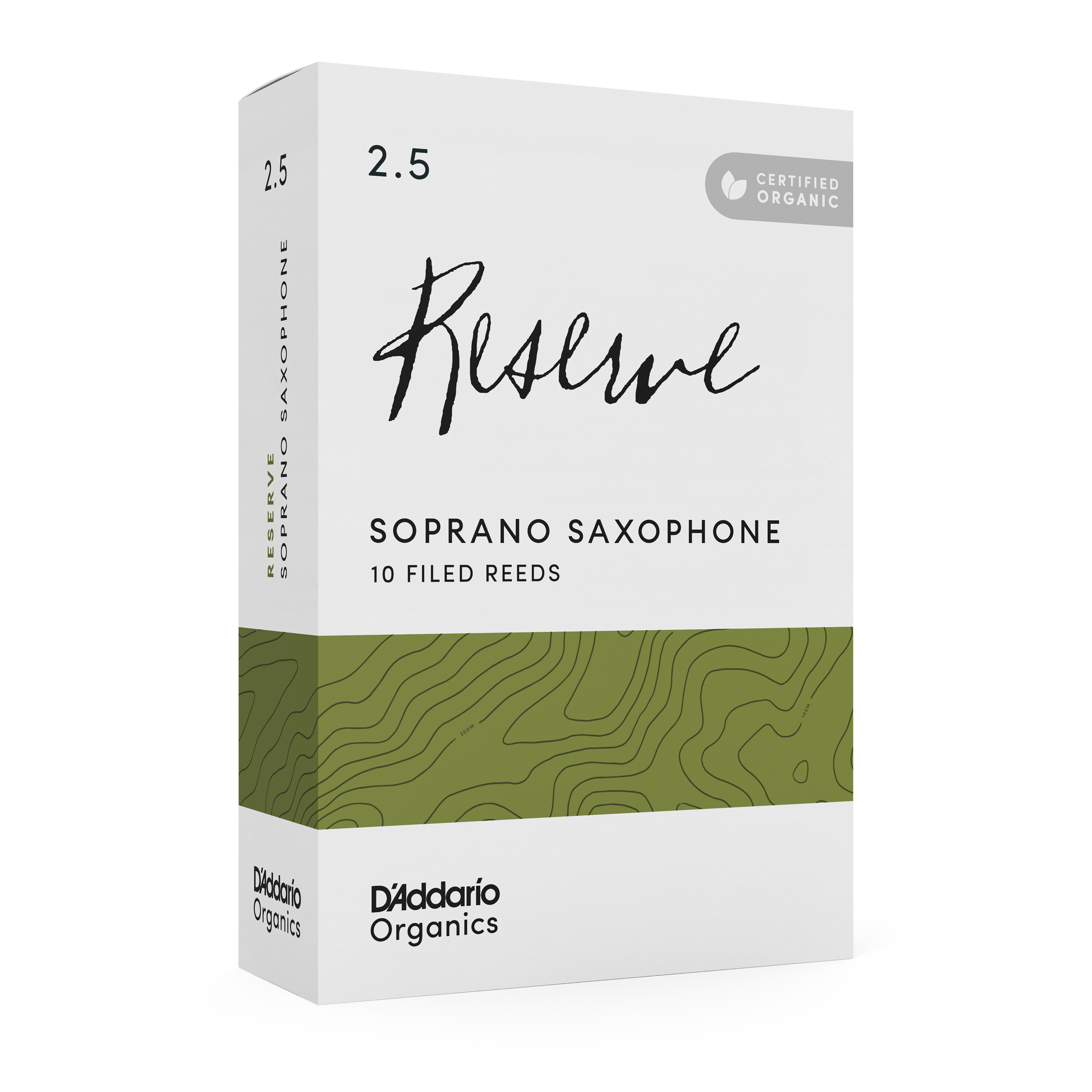 CAÑA DADDARIO SAXO SOPRANO 2.5 ORGANIC RESERVE PACK 10 ODIR1025 - 5