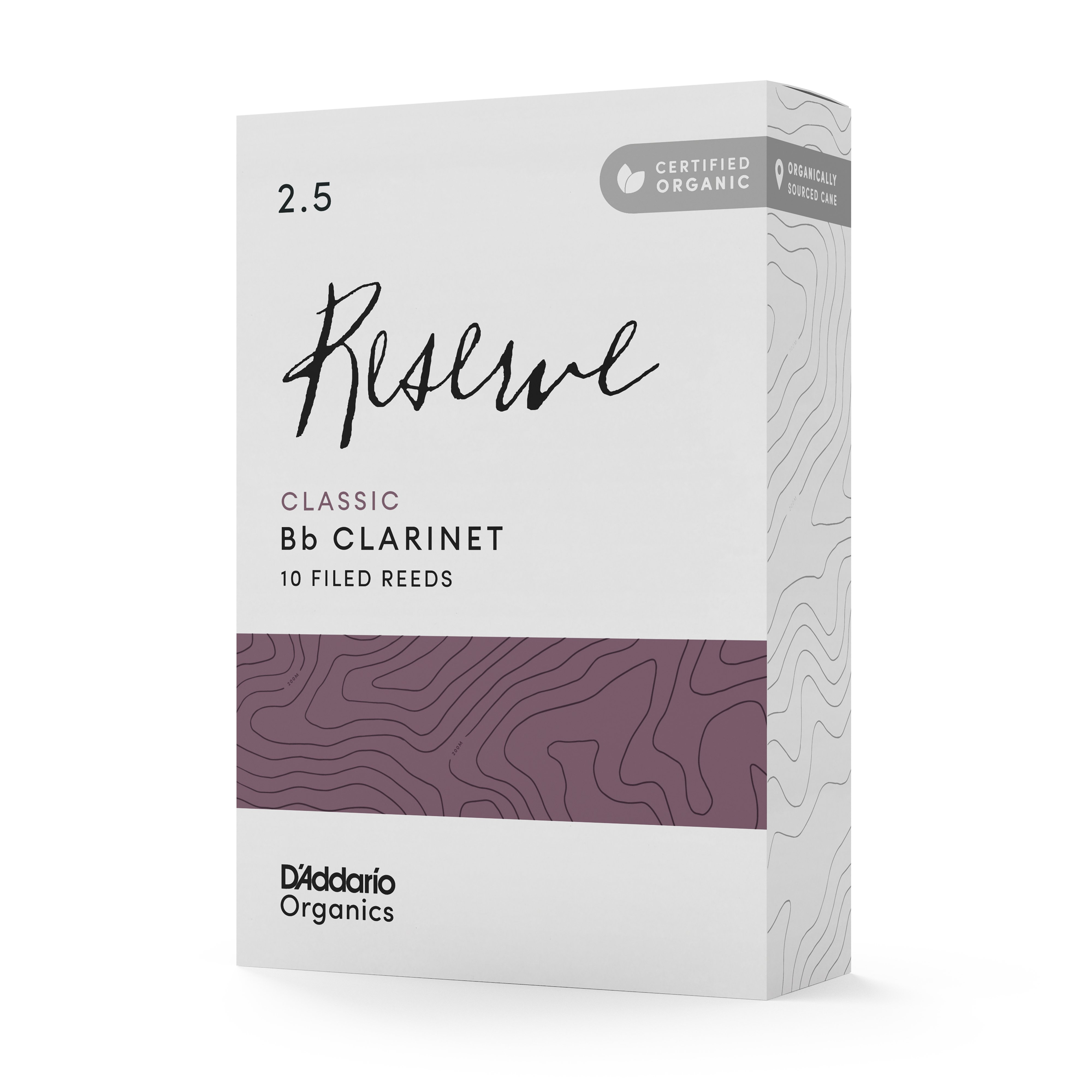 CAÑA DADDARIO CLARINETE BB 2.5 ORGANIC RESERVE PACK 10 ODCT1025 - 2