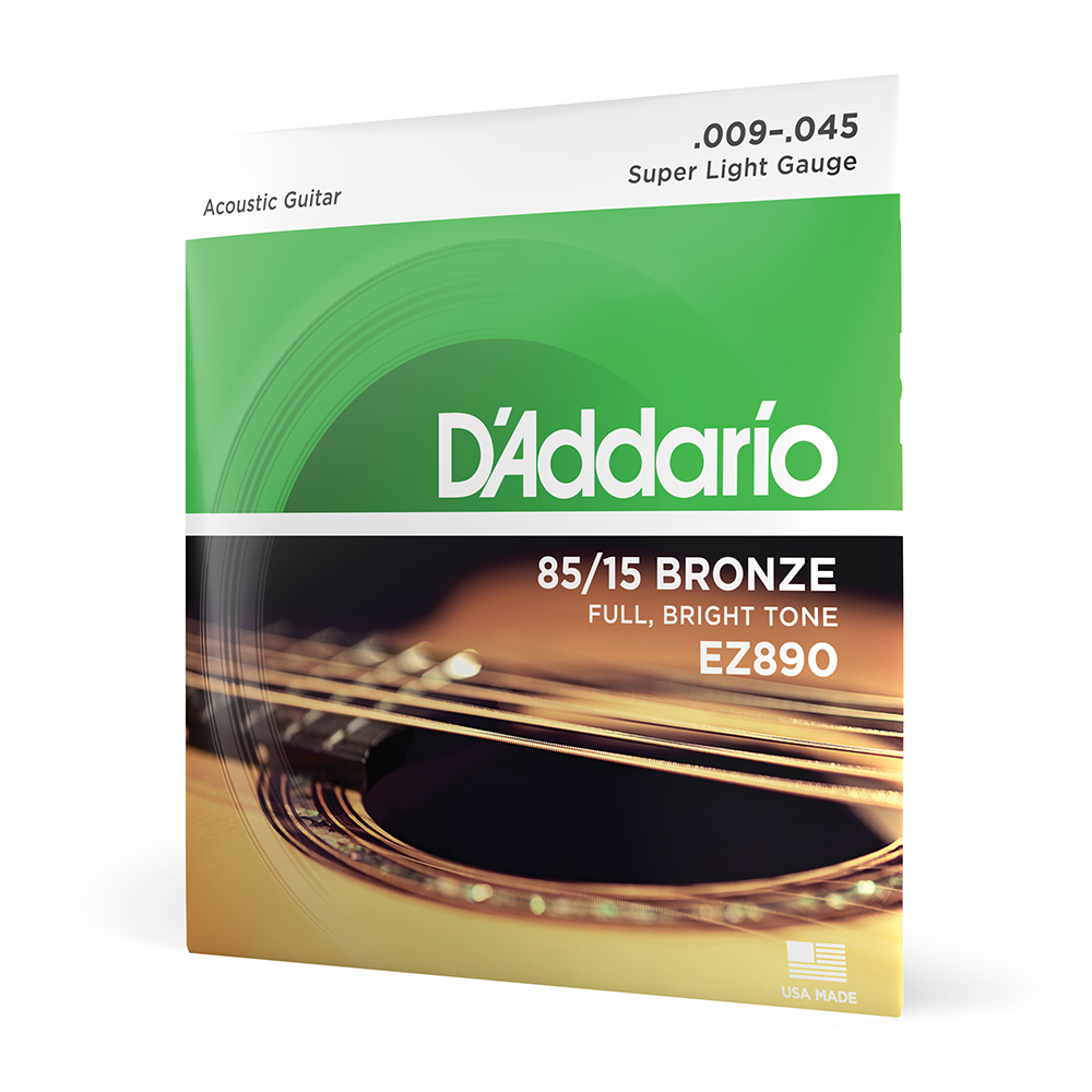 SET CUERDAS GUITARRA ACÚSTICA DADDARIO 09-45 EZ890 - 1