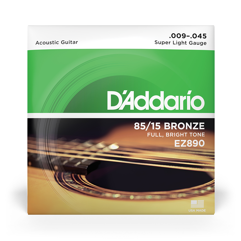 SET CUERDAS GUITARRA ACÚSTICA DADDARIO 09-45 EZ890 - 2