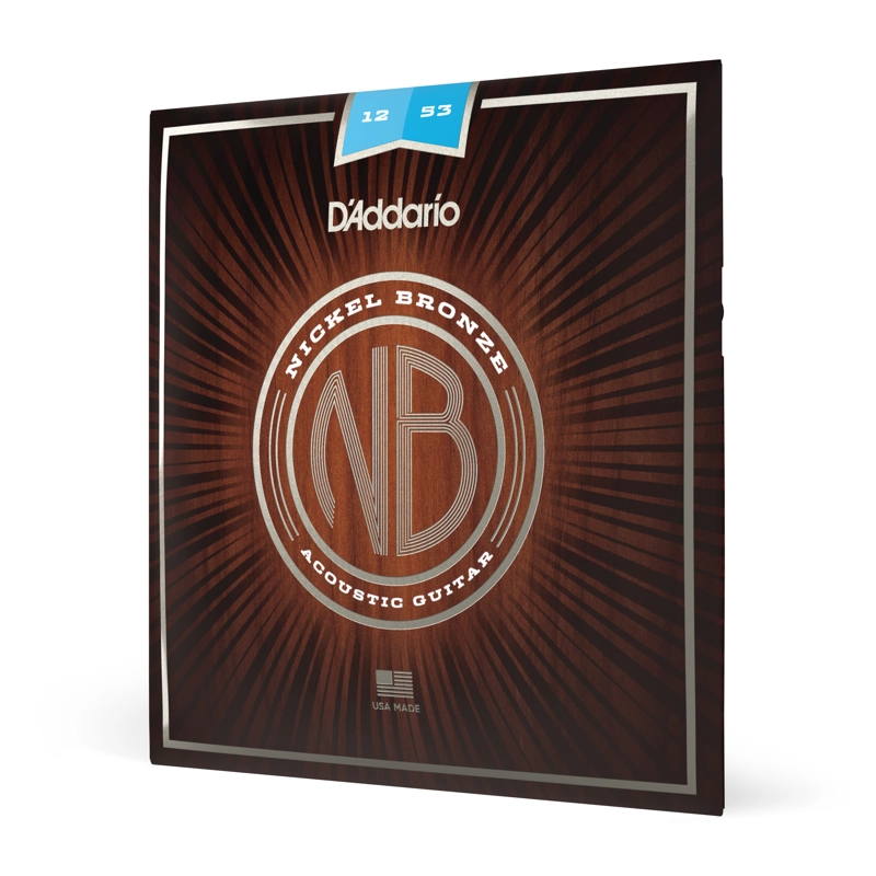SET CUERDAS GUITARRA ACÚSTICA DADDARIO BRONZE 12-53 NB1253 - 1