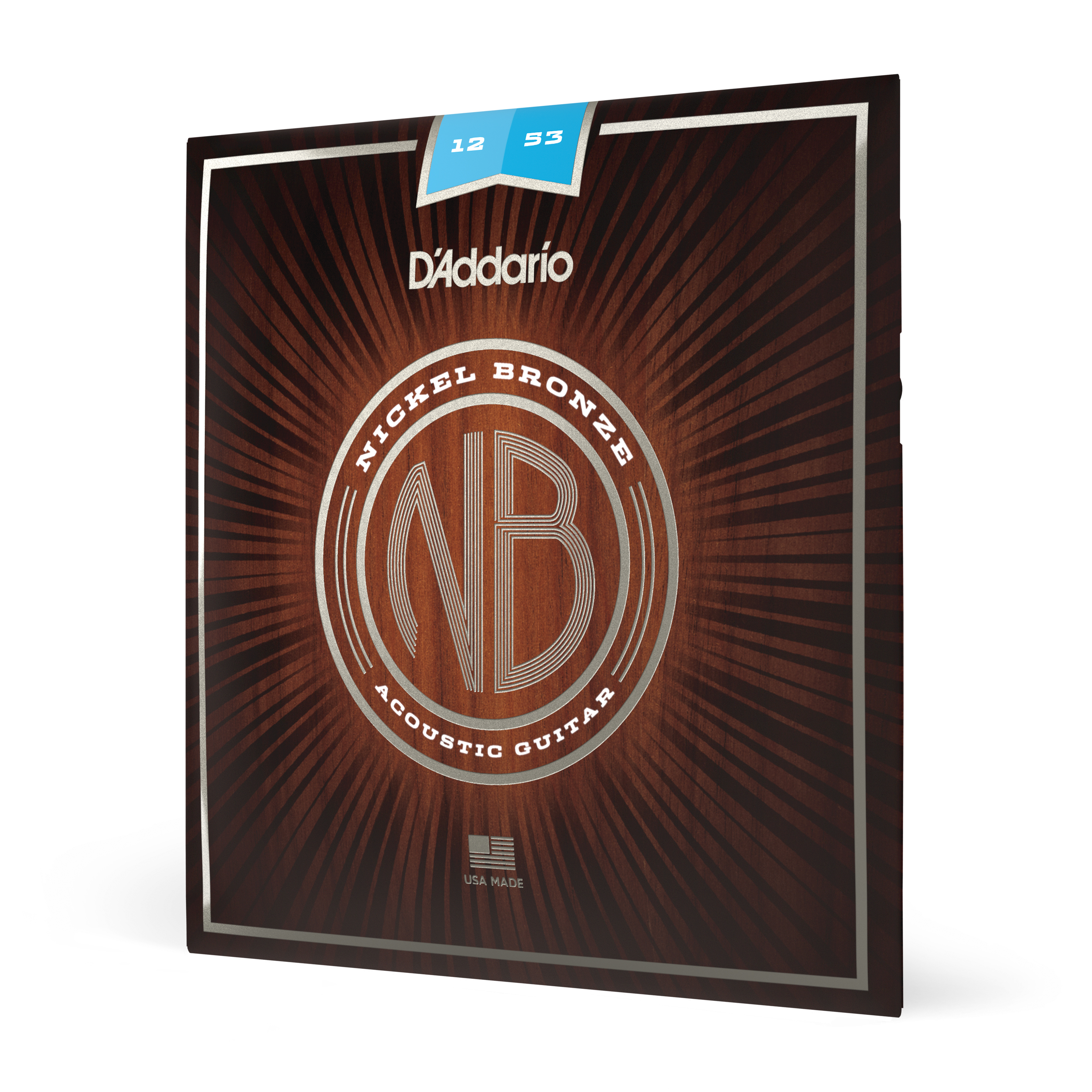 SET CUERDAS GUITARRA ACÚSTICA DADDARIO BRONZE 12-53 NB1253 - 1