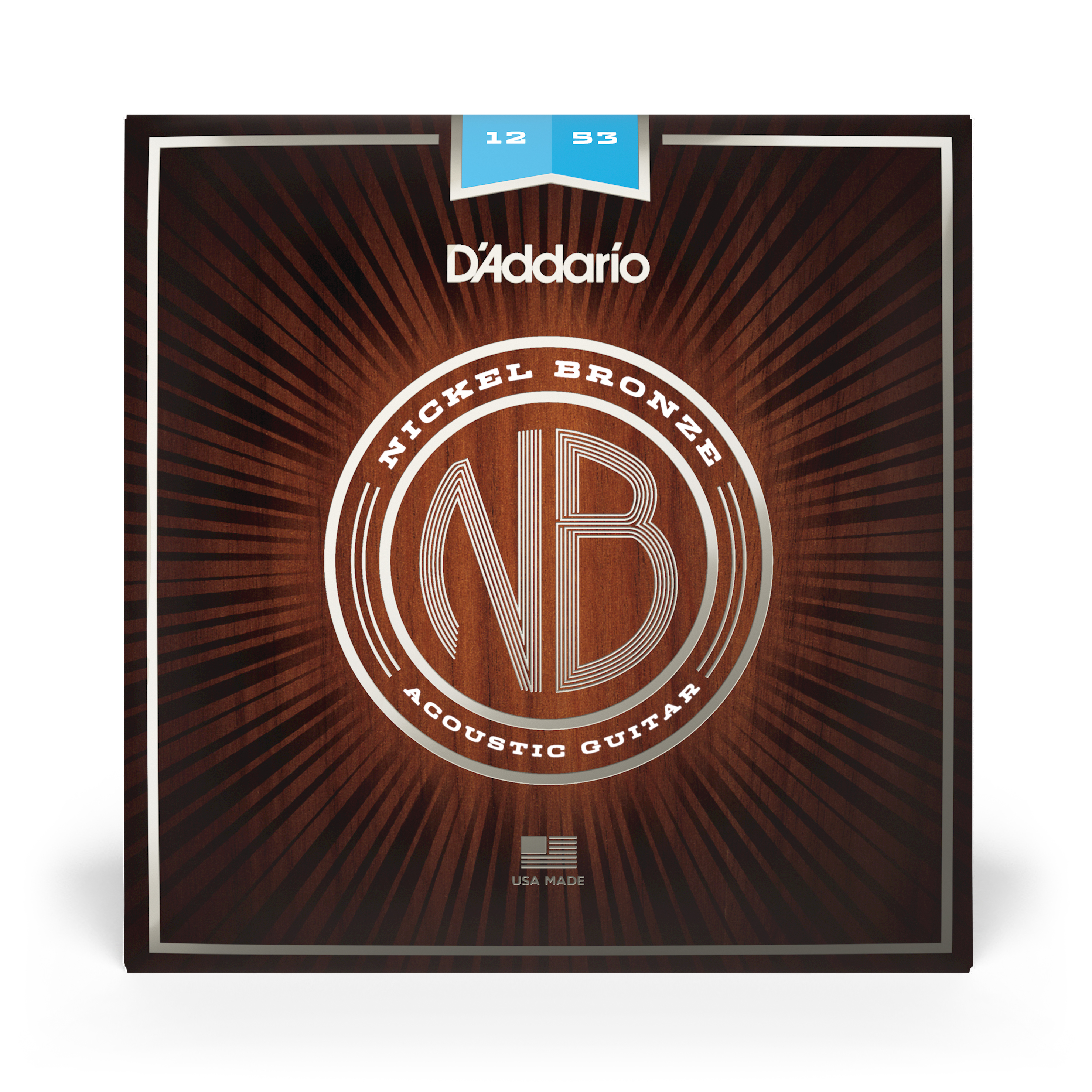 SET CUERDAS GUITARRA ACÚSTICA DADDARIO BRONZE 12-53 NB1253 - 2