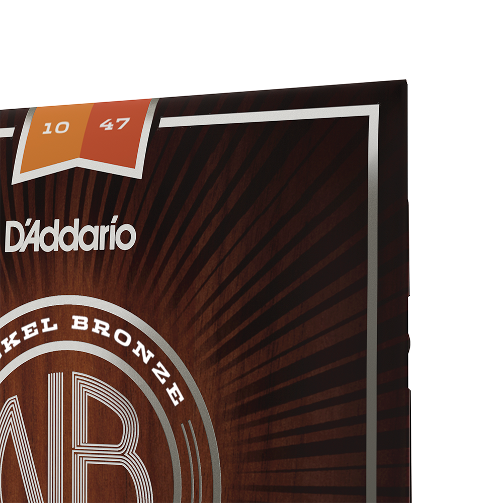 SET CUERDAS GUITARRA ACÚSTICA DADDARIO 10-47 NB1047 - 4