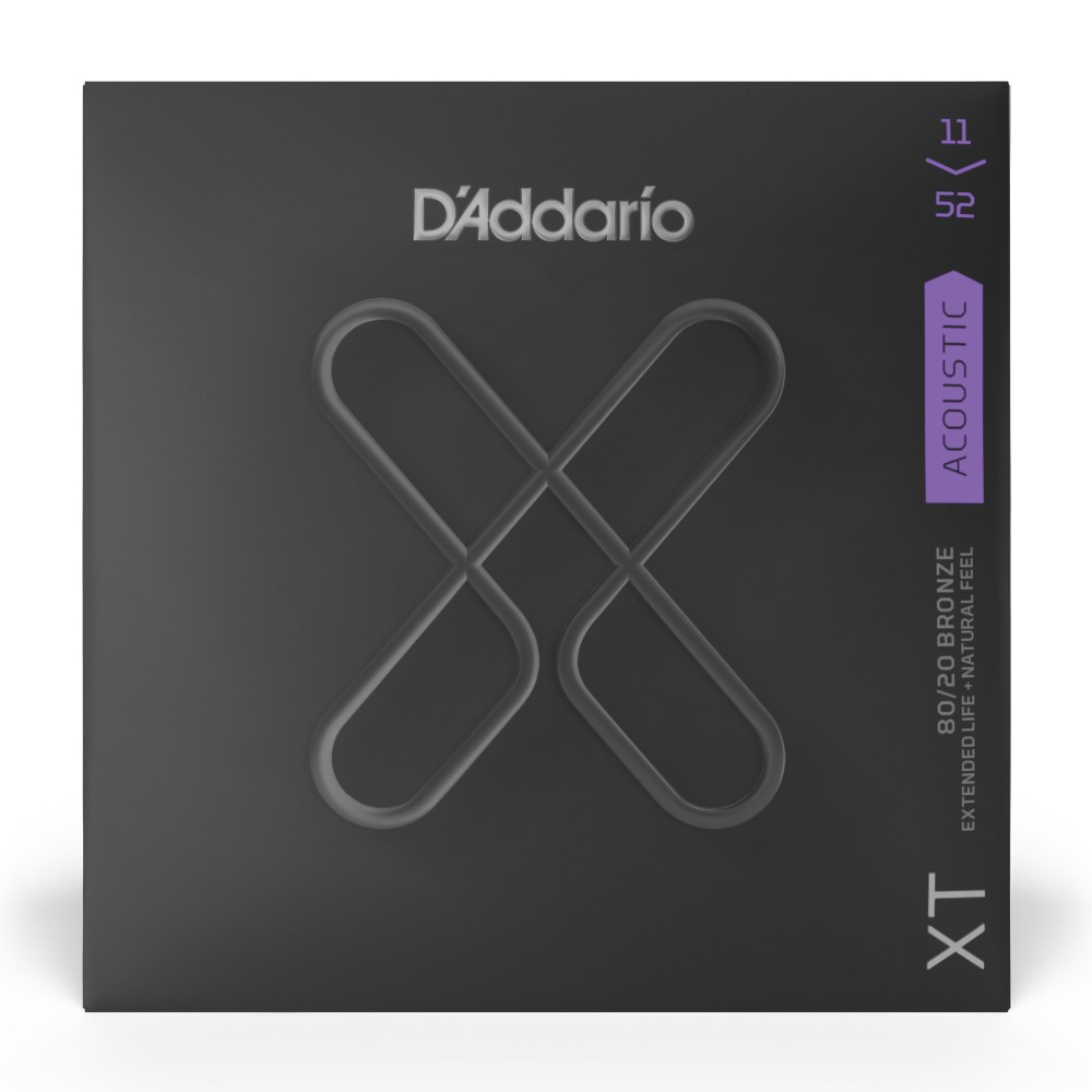 SET CUERDAS GUITARRA ACÚSTICA DADDARIO 11-52 XTABR1152 - 1