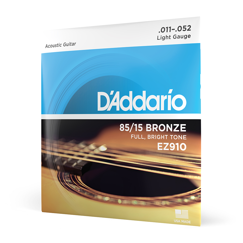 SET CUERDAS GUITARRA ACÚSTICA DADDARIO 11-52 EZ910 - 1