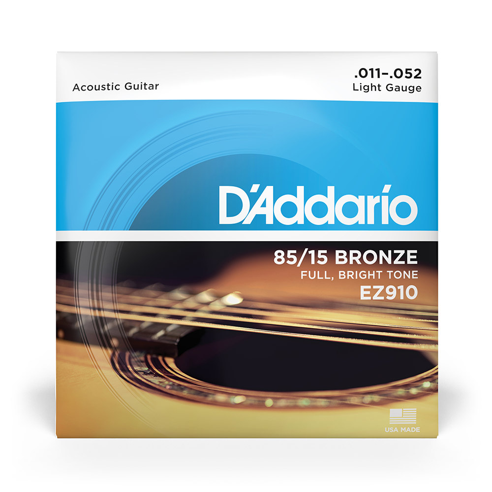 SET CUERDAS GUITARRA ACÚSTICA DADDARIO 11-52 EZ910 - 2