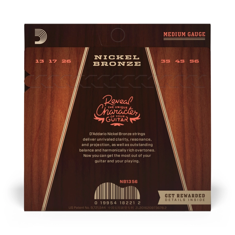 SET CUERDAS GUITARRA ACUSTICA BRONZE 13-56 NB1356 DADDARIO - 3